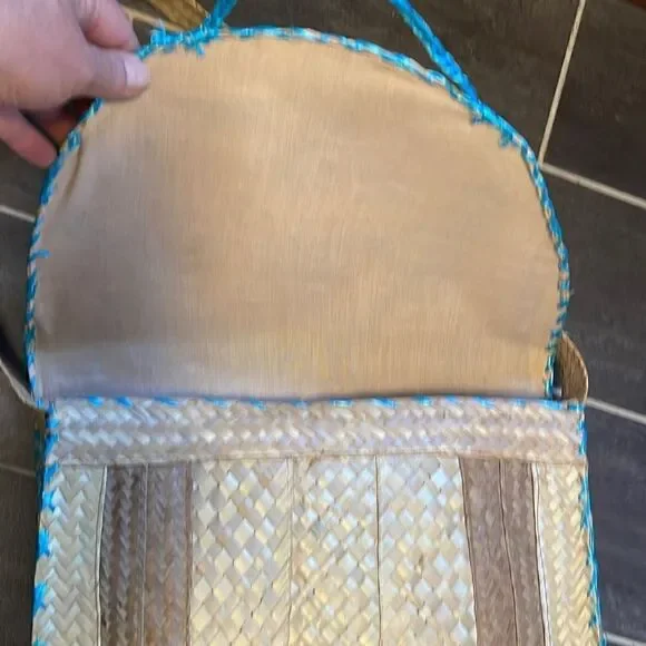 Summer straw handbag  - Picture 7 of 8